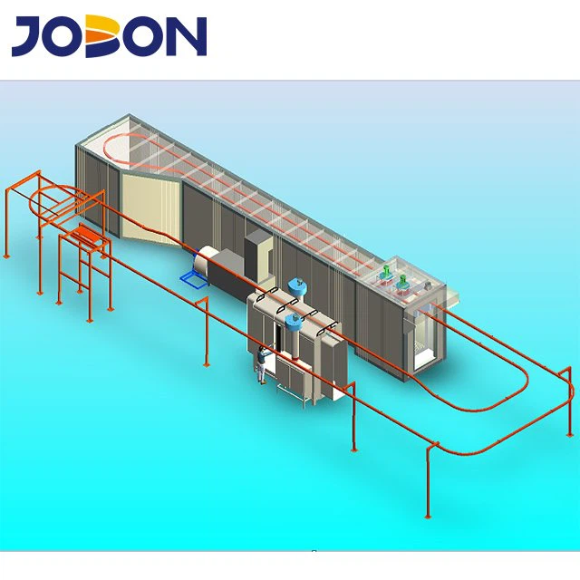 Linea di verniciatura a polvere semiautomatica