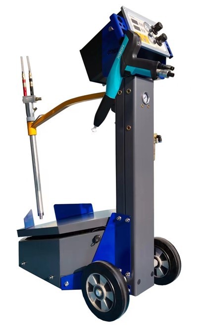 Macchina per verniciatura a polvere per mangimi di tipo economico